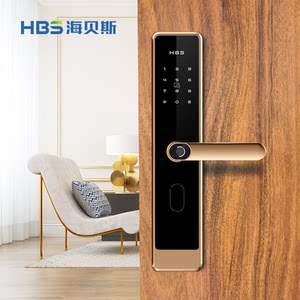 坚朗海贝斯智能锁家用防盗门木门指纹锁电子门锁密码锁E6600