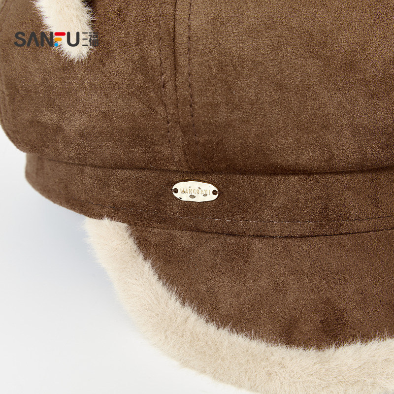 三福萌趣系列八角帽 可爱俏皮趣味服饰配件报童画家帽子 514481,淘宝优惠券,粉丝福利购,淘宝优惠卷