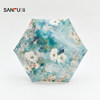 Sanfu double-layer texture 50% fold umbrella new Chinese style daily use sunny or rainy parasol 852704