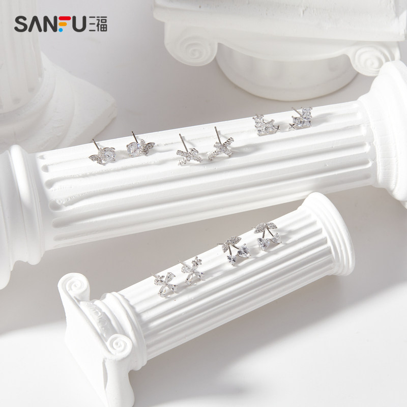 三福925银粉红樱桃耳钉一对 轻奢甜美首饰耳饰配饰耳环838732,淘宝优惠券,粉丝福利购,淘宝优惠卷