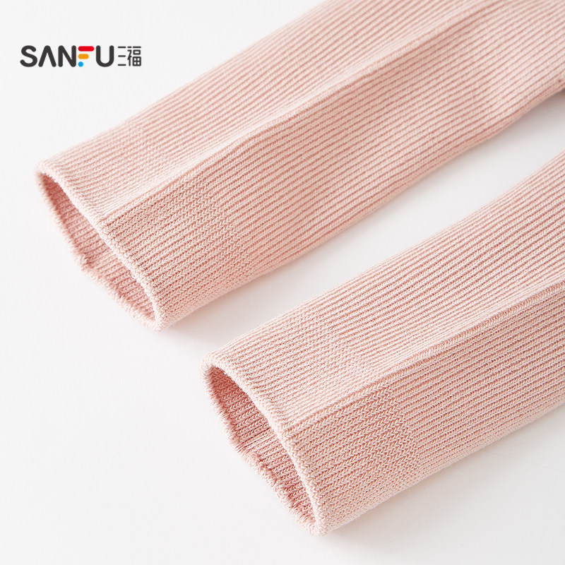 三福女短筒袜单双装 简约大方净色细螺纹精梳棉女袜袜子838608,淘宝优惠券,粉丝福利购,淘宝优惠卷