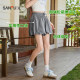 Sanfu shorts women's 2026 summer Pine ໃຫມ່ຫວານແລະ stylish bud pants ຂະຫນາດນ້ອຍບາດເຈັບແລະ pants ສີດໍາເຄື່ອງນຸ່ງຫົ່ມຂອງແມ່ຍິງ