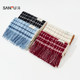 Sanfu overlock plaid long scarf fashionable and elegant trendy clothing accessories accessories scarf 847248