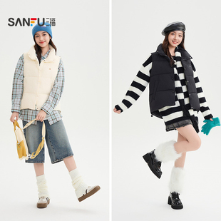 到手160.2！三福樱桃刺绣立领马甲