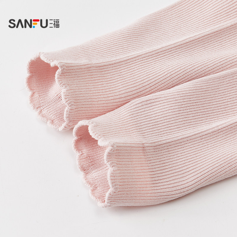 三福女小短筒袜单双装 简约双针花瓣口柔软棉感女袜袜子838524,淘宝优惠券,粉丝福利购,淘宝优惠卷