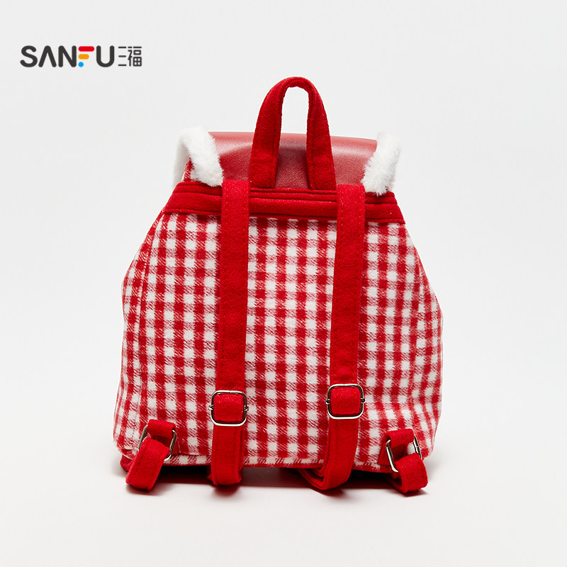 三福三丽鸥毛绒双肩包装饰袋 趣味日用生活好物包包背包 850077,淘宝优惠券,粉丝福利购,淘宝优惠卷