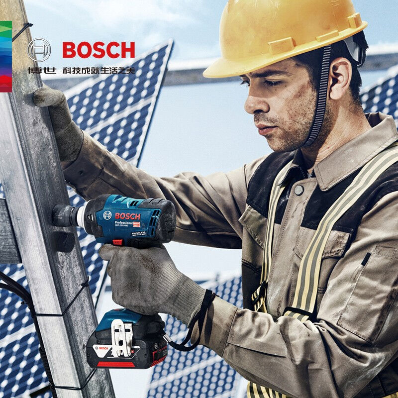 博世（BOSCH）充电式电动扳手冲击扳手GDS18V-400锂电无刷大扭矩