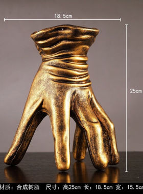 集思美复古手势造型红酒架摆件创意花瓶客厅吧台服装店橱窗装饰工