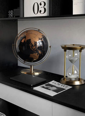 沃之沃高档轻奢沙漏计时器办公室摆件办公桌酒柜书架家居装饰品书