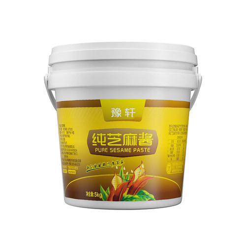 豫轩纯芝麻酱5kg桶装商用热干面拌面酱麻辣烫火锅蘸料专用调味酱 - 图3