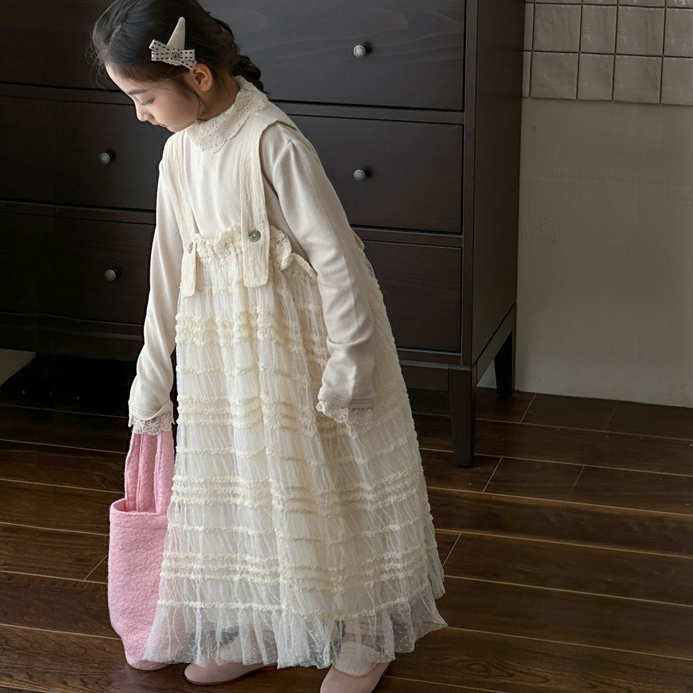 女童套装秋装2025新款儿童连衣裙春秋款雪纺公主裙子背带裙两件套,淘宝优惠券,粉丝福利购,淘宝优惠卷