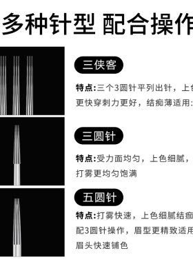秀博士纹眉打雾针野生眉纹绣