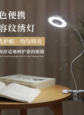 纹绣专用冷暖美容usb插电台灯