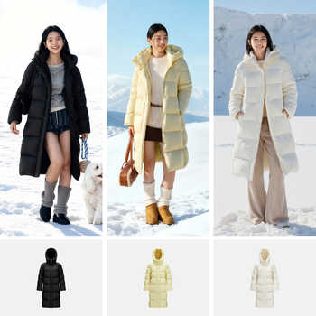 【森马】陈都灵同款长款羽绒服券后419元包邮