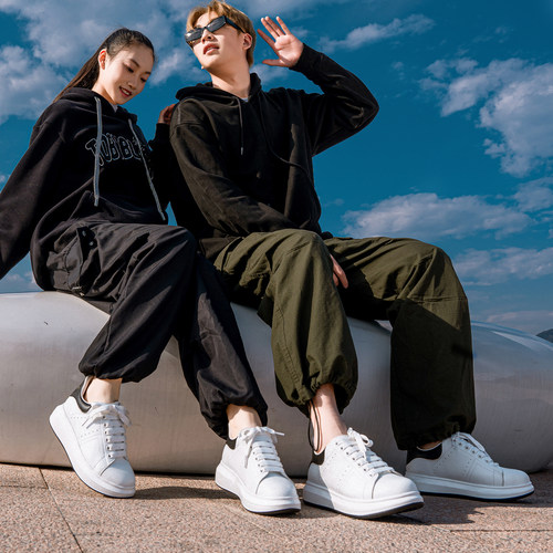 【鞋品合集】Semir女鞋板鞋秋季新款厚底德训鞋百搭小白鞋子-TK - 图3