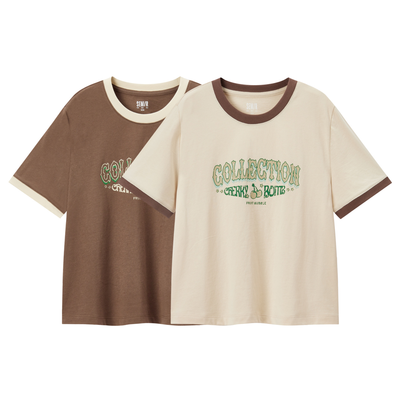 【森马】美式复古做旧纯棉短袖T恤