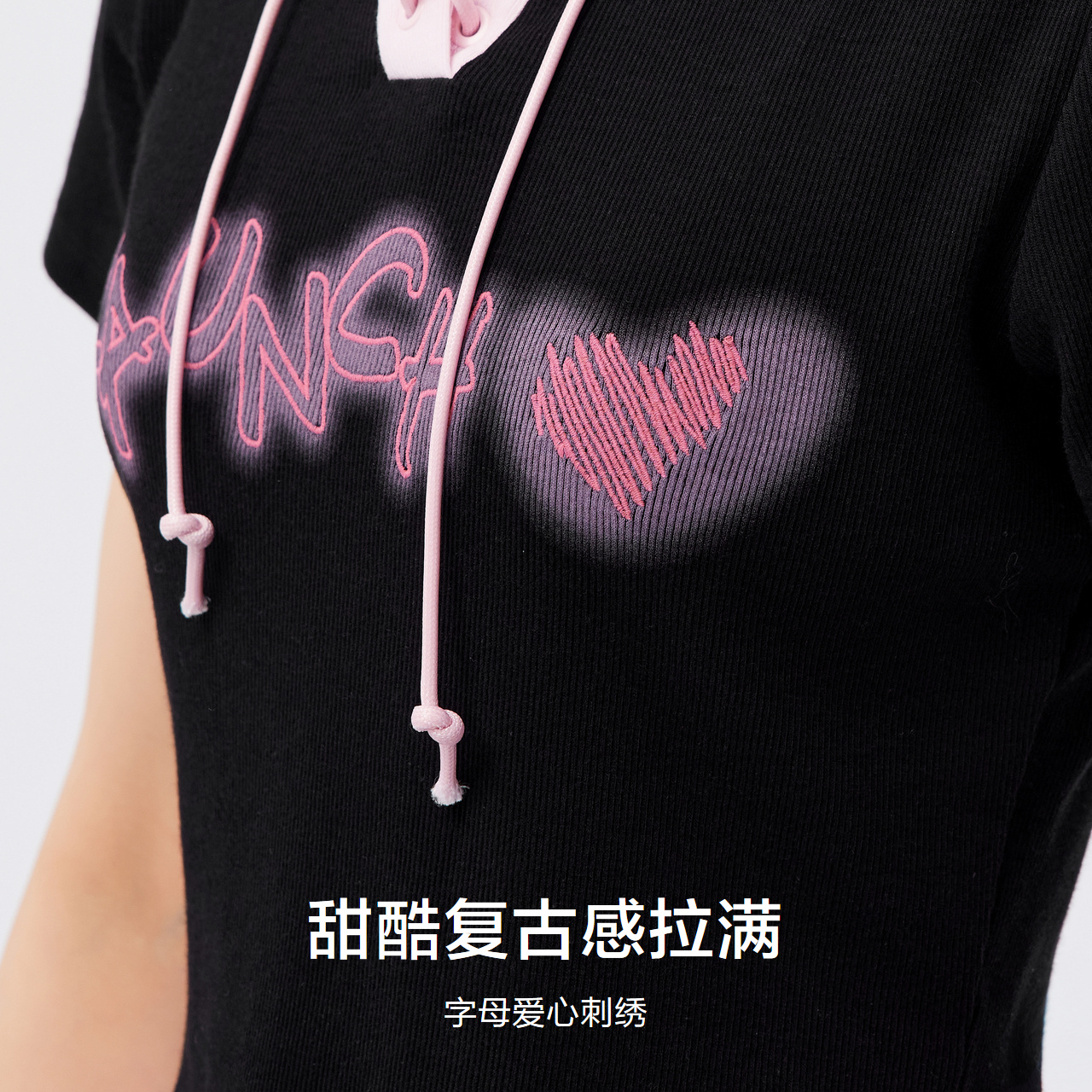 森马大牌POLO衫女短款