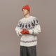 Semir couple fantasy colored safari island jacquard sweater men