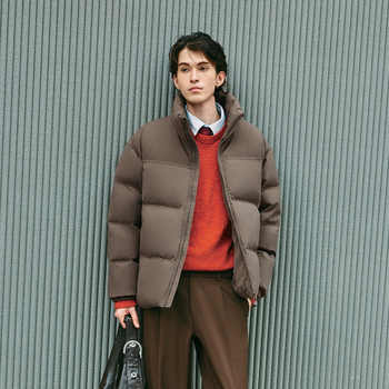 【森马】防泼水保暖立领羽绒服券后244元包邮