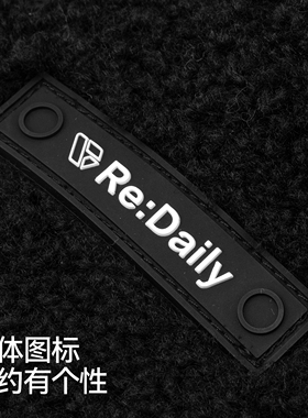 森马立体字母图标保暖毛绒帽男