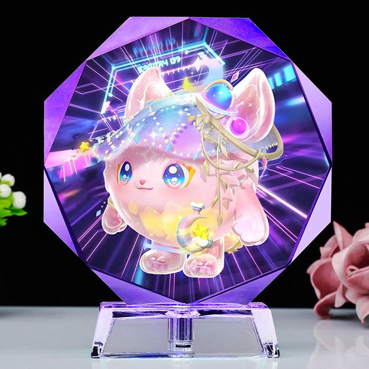 蛋仔派对闪电阿存蛋仔派对周边发光灯摆件送生日礼物捕梦软软龙魂卡通手办