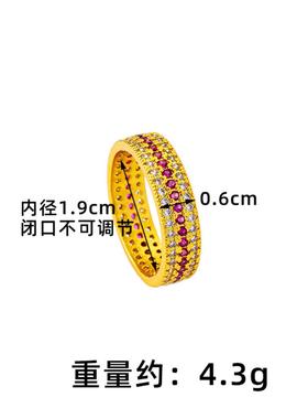 越南沙金镶钻手镯项链套饰