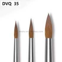 German dachi DVP paintbrush V35 large division level long front red mink wool watercolor painting pen triangular grip pole
