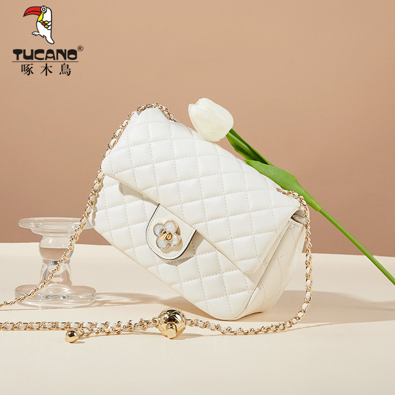 啄木鸟女2023新款高级感真皮包包 啄木鸟女士包袋