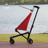 小虎子 Детская складная простая прогулочная коляска для выхода на улицу для путешествий с зонтиком