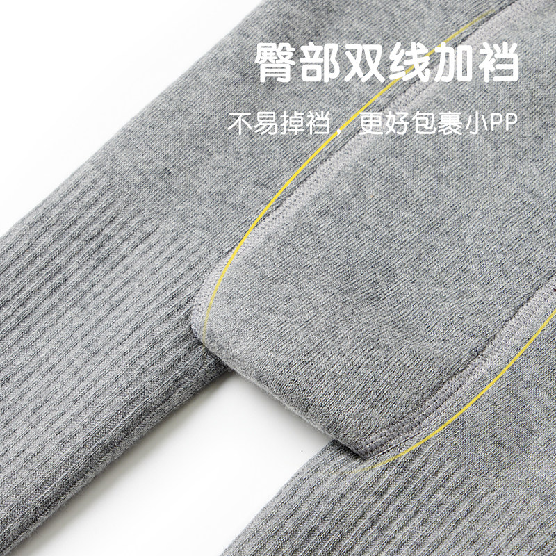 皮皮龟2021摇粒绒女童秋冬连裤袜 皮皮龟儿童袜子(0-16岁)