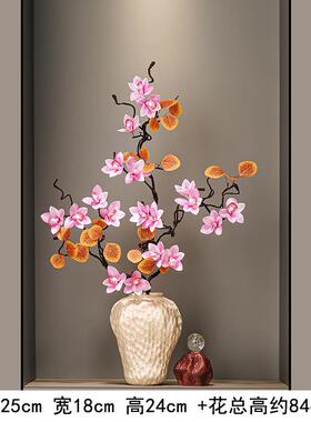 中古风陶瓷复古花瓶摆件玄关客厅电视柜轻奢高档花艺家居插花装饰