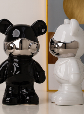 创意网红暴力熊家居装饰品摆件