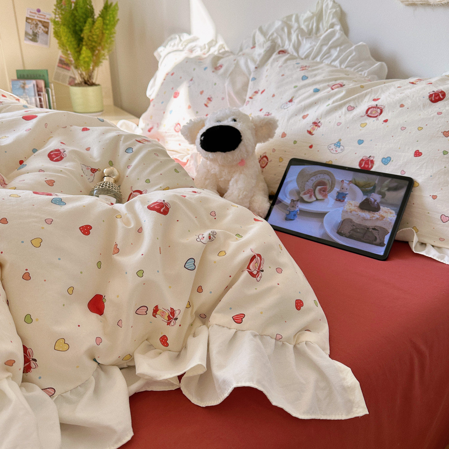 a类纯棉印花四件套全棉床单被套2026新款被罩学生宿舍床上三件套4