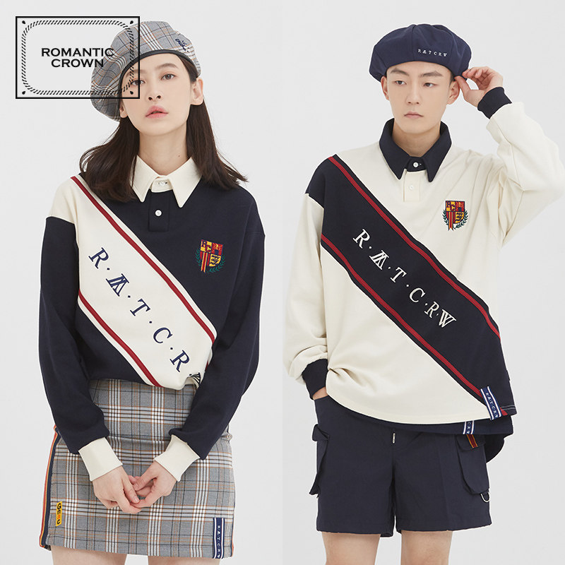 romantic crown任豪同款2020 polo衫 ROMANTICCROWN海外T恤
