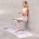 Suede Thin Non-Slip Yoga Exercise Mat Cover