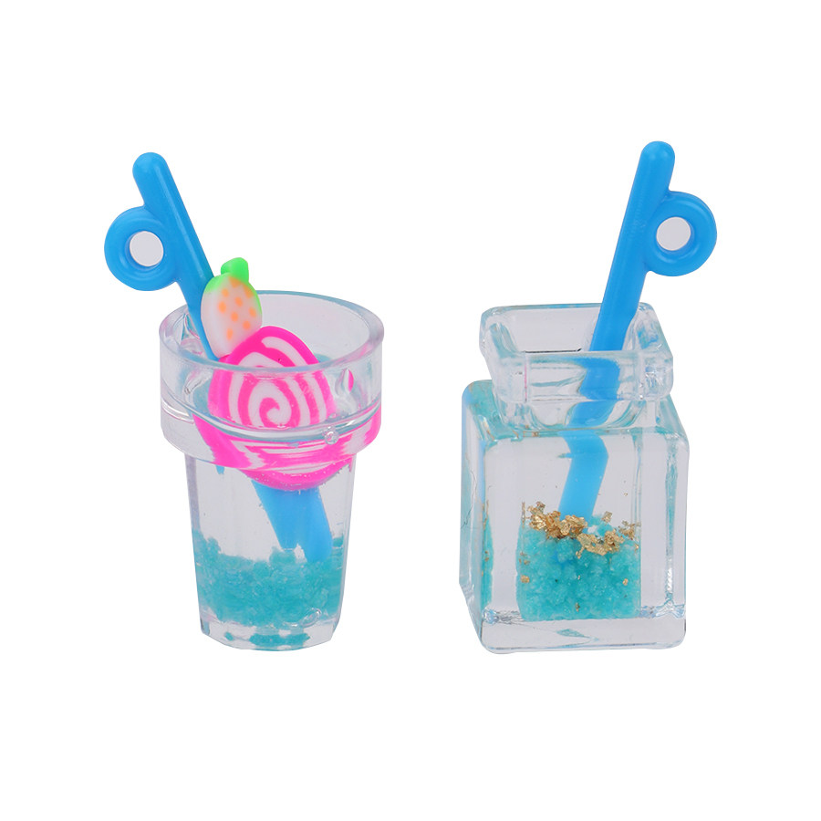迷你夜光吸管透明塑料杯水果汁饮料微缩食玩模型娃屋配件过家玩具,淘宝优惠券,粉丝福利购,淘宝优惠卷
