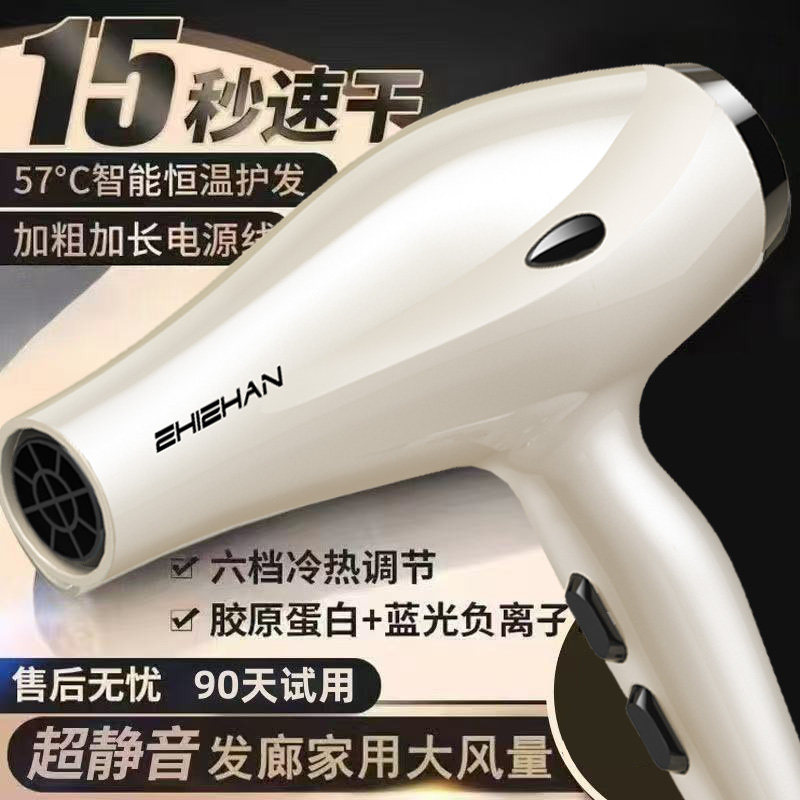 德国电吹风机家用负离子护发静音速干大功率发廊3000W大风力风筒