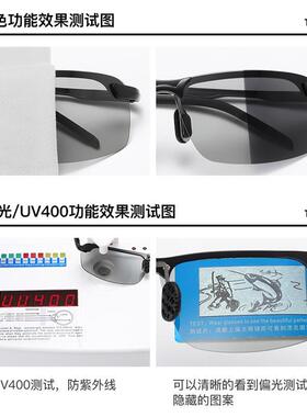 偏光变色太阳镜男士墨镜夜视眼镜钓鱼开车专用日夜两用潮2020新款
