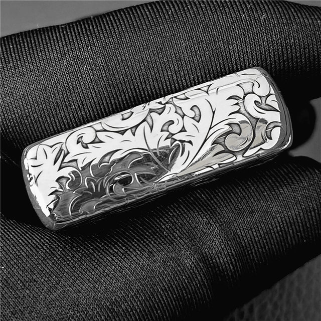 Zippo genuine sterling silver Tangcao custom lighter