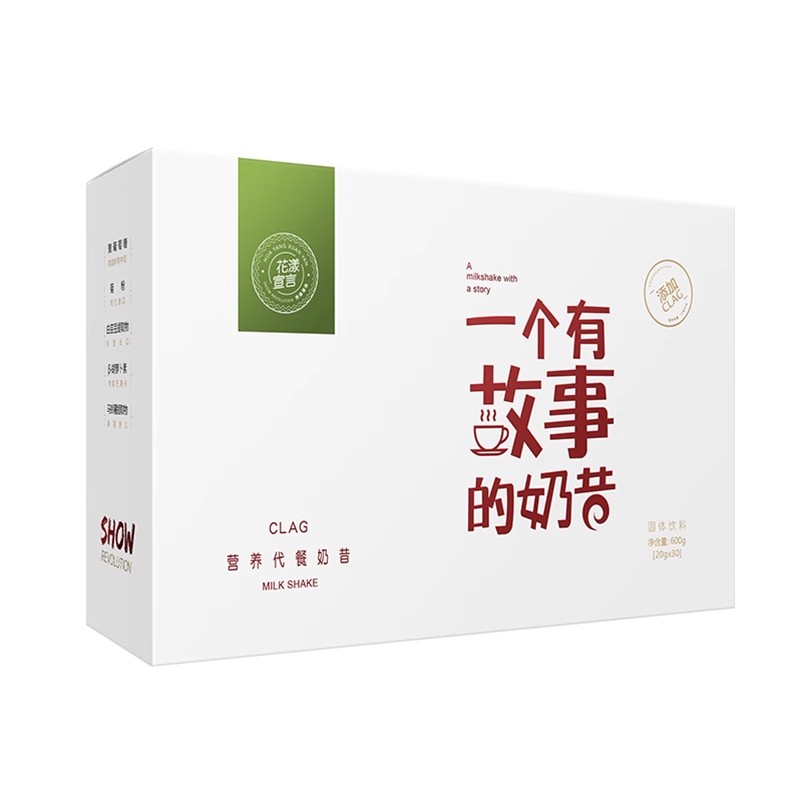 花漾宣言代餐奶昔一个有故事的营养粉固体饮料谷物网红快手30袋装 - 图3