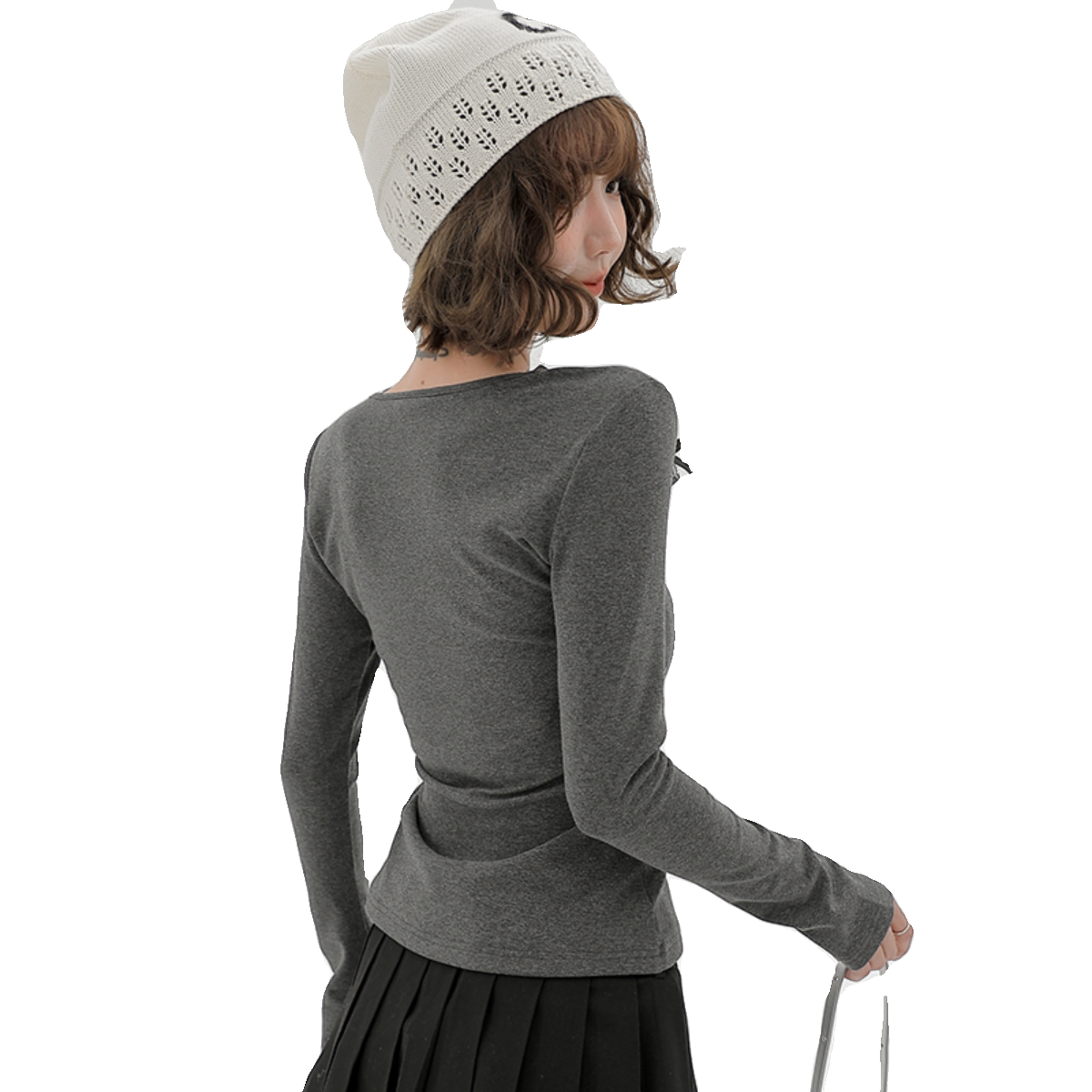 Girlyhalo辣妹长袖t恤女2024新款蕾丝吊带小众纯欲修身打底衫上衣,淘宝优惠券,粉丝福利购,淘宝优惠卷