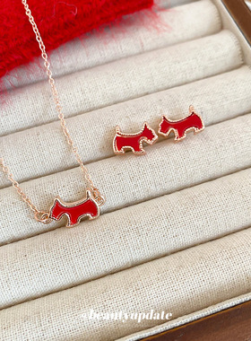 醋酸板小马吊坠项链卡通甜美可爱