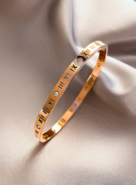 数字简约时尚百搭男女同款手镯