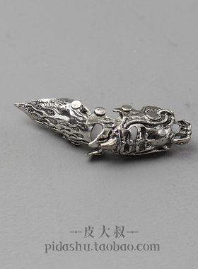 金属感朋克关节指环夸张个性