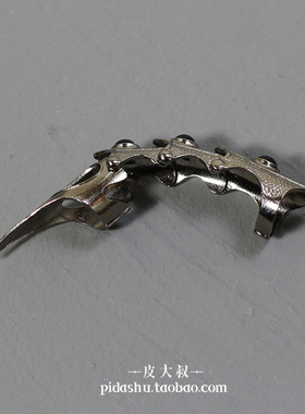 机械活动戒指朋克关节手指长戒指