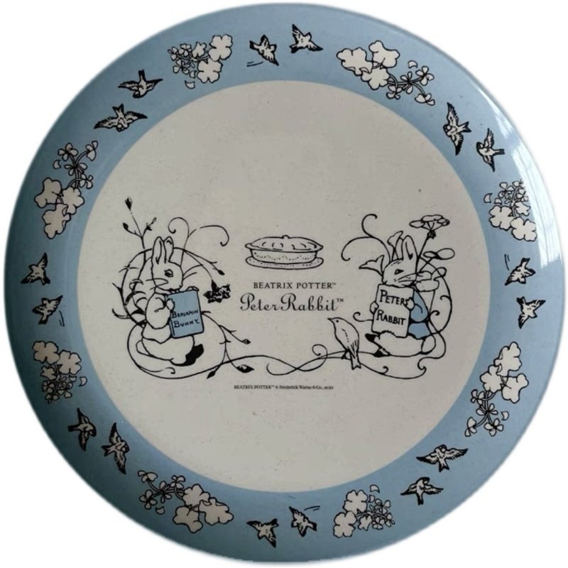 英式田园风密胺餐具 儿童防摔可爱卡通彼得兔餐盘果汁牛奶杯套,淘宝优惠券,粉丝福利购,淘宝优惠卷