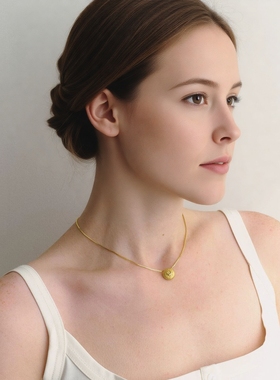 Star Ray“梦境浮菊”轻奢小众高级感项链气质925银锁骨链生日礼