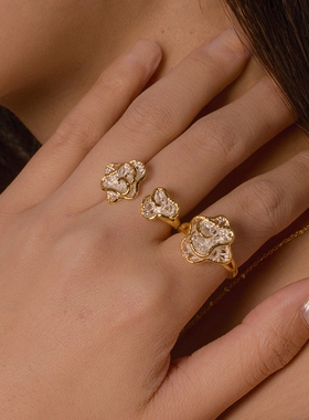 Star Ray 蕾丝裙摆品质简约925银吊坠项链项链叠戴原创设计锁骨链