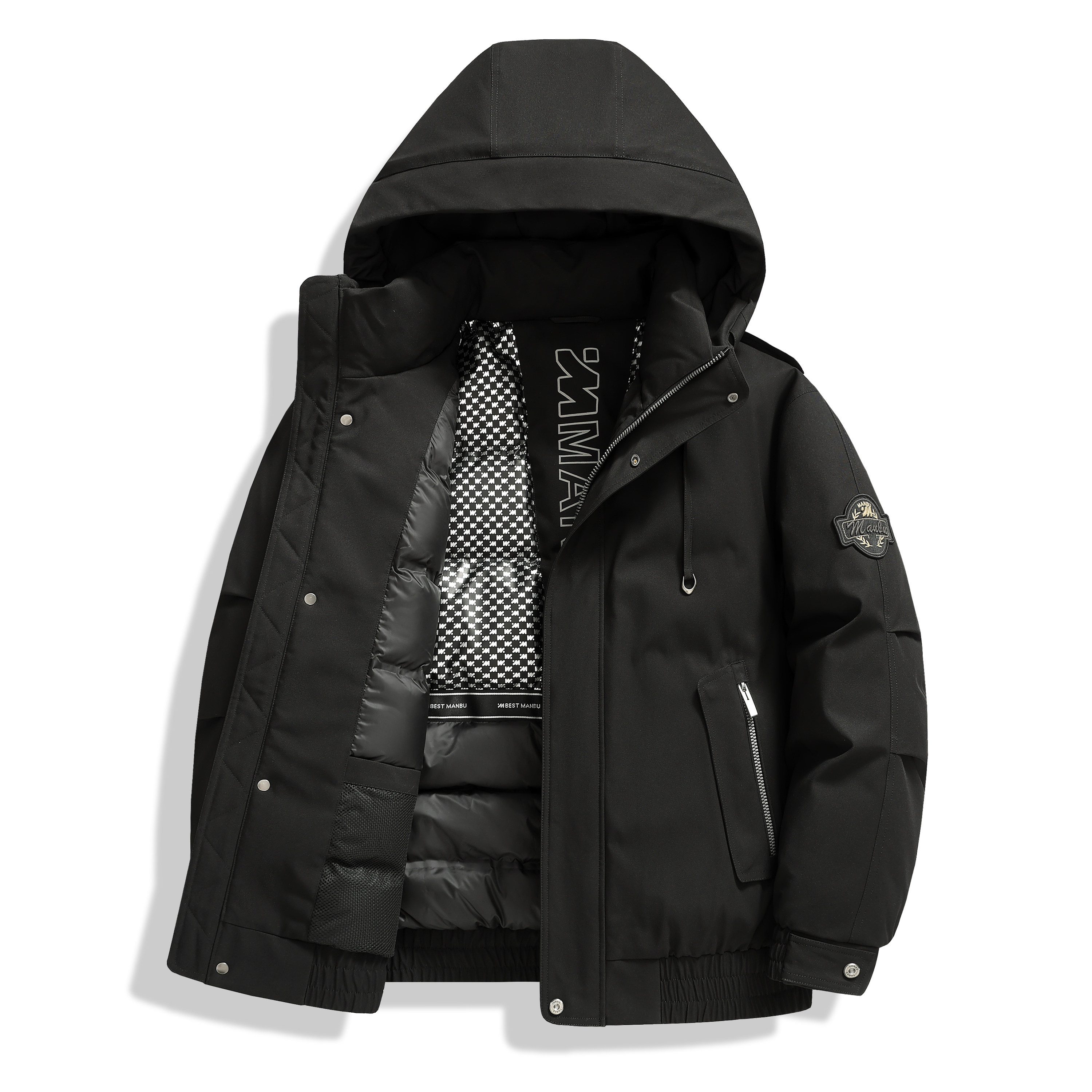 【大美专享】连帽工装羽绒服9585 - 图3