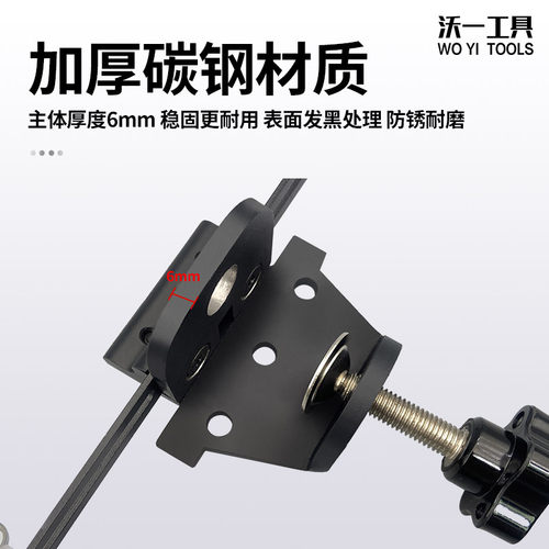 木工三合一打孔器碳钢打孔钻头木榫偏心轮连接件板式家具连接专用 - 图1